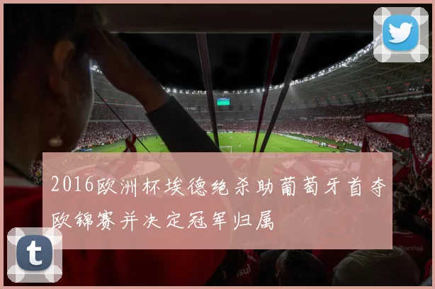 2016欧洲杯埃德绝杀助葡萄牙首夺欧锦赛并决定冠军归属