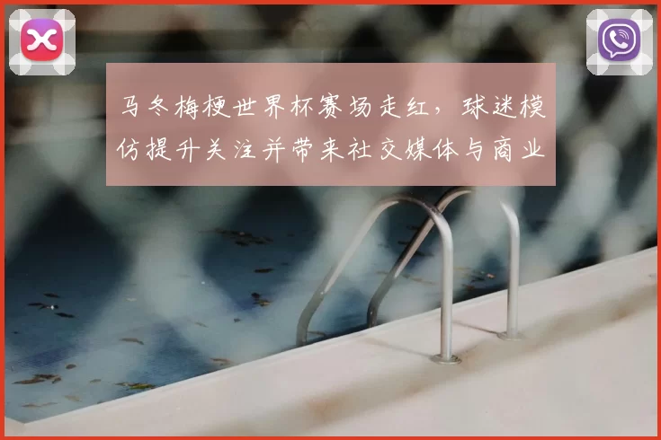 马冬梅梗世界杯赛场走红,球迷模仿提升关注并带来社交媒体与商业效应