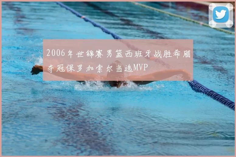 2006年世锦赛男篮西班牙战胜希腊夺冠保罗加索尔当选MVP