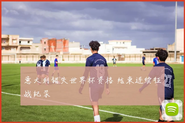 意大利错失世界杯资格 结束连续征战纪录